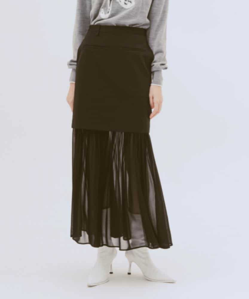 人気の福袋 公式サイト 新品、未使用 TARO HORIUCHI Asymmetric skirt