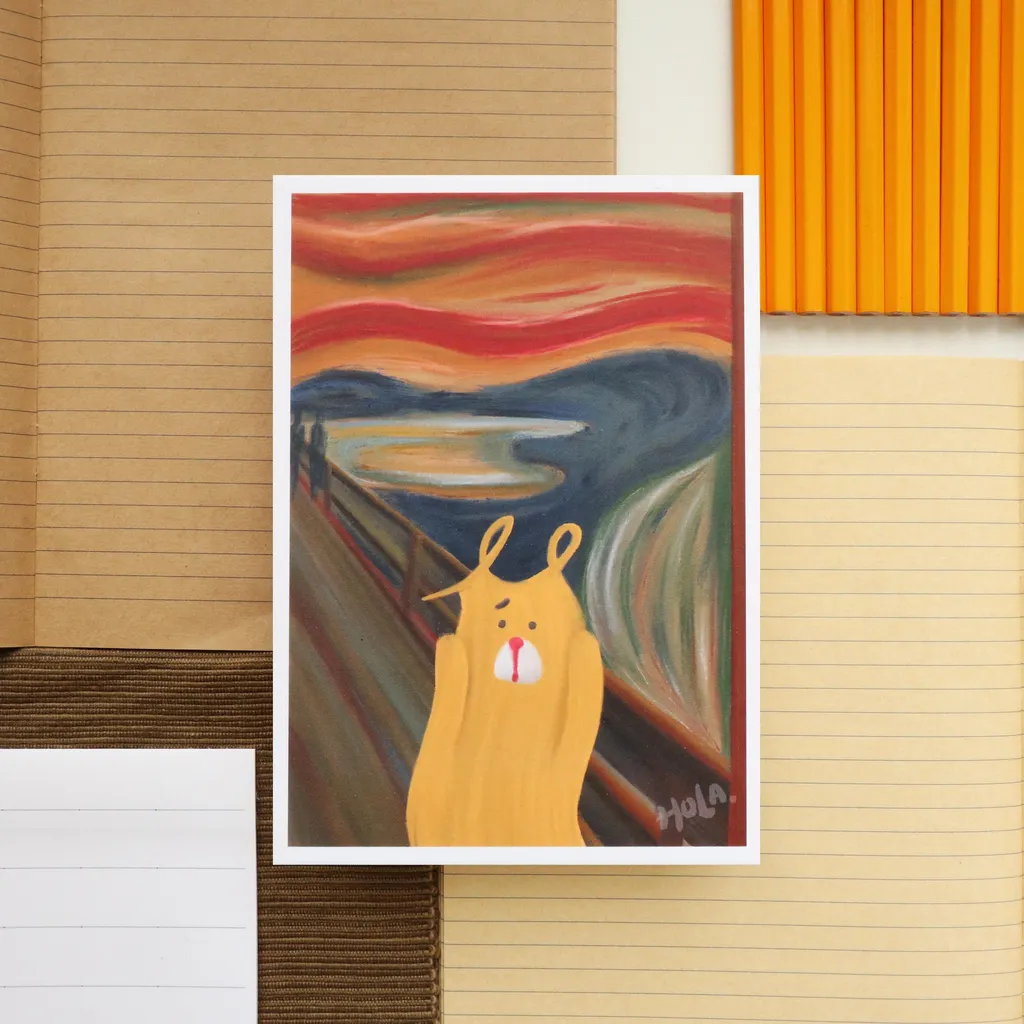 hohohohla_啤仔我吶喊postcard