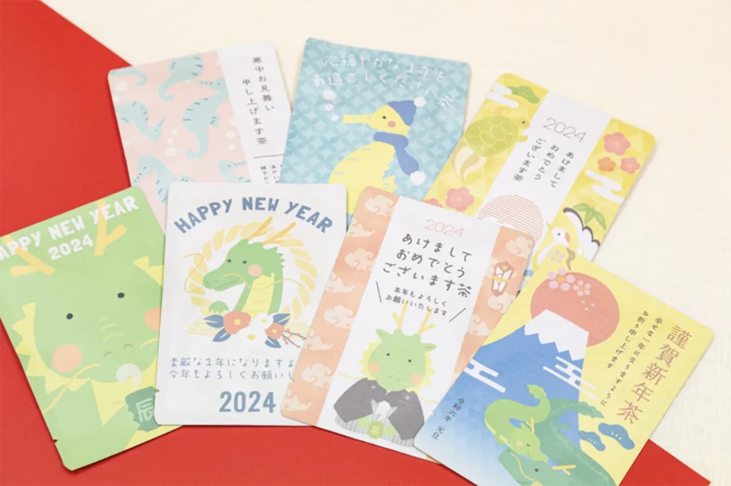 圖30：2023亞洲手創展_Kyoto-Goencha_龍年問候茶包