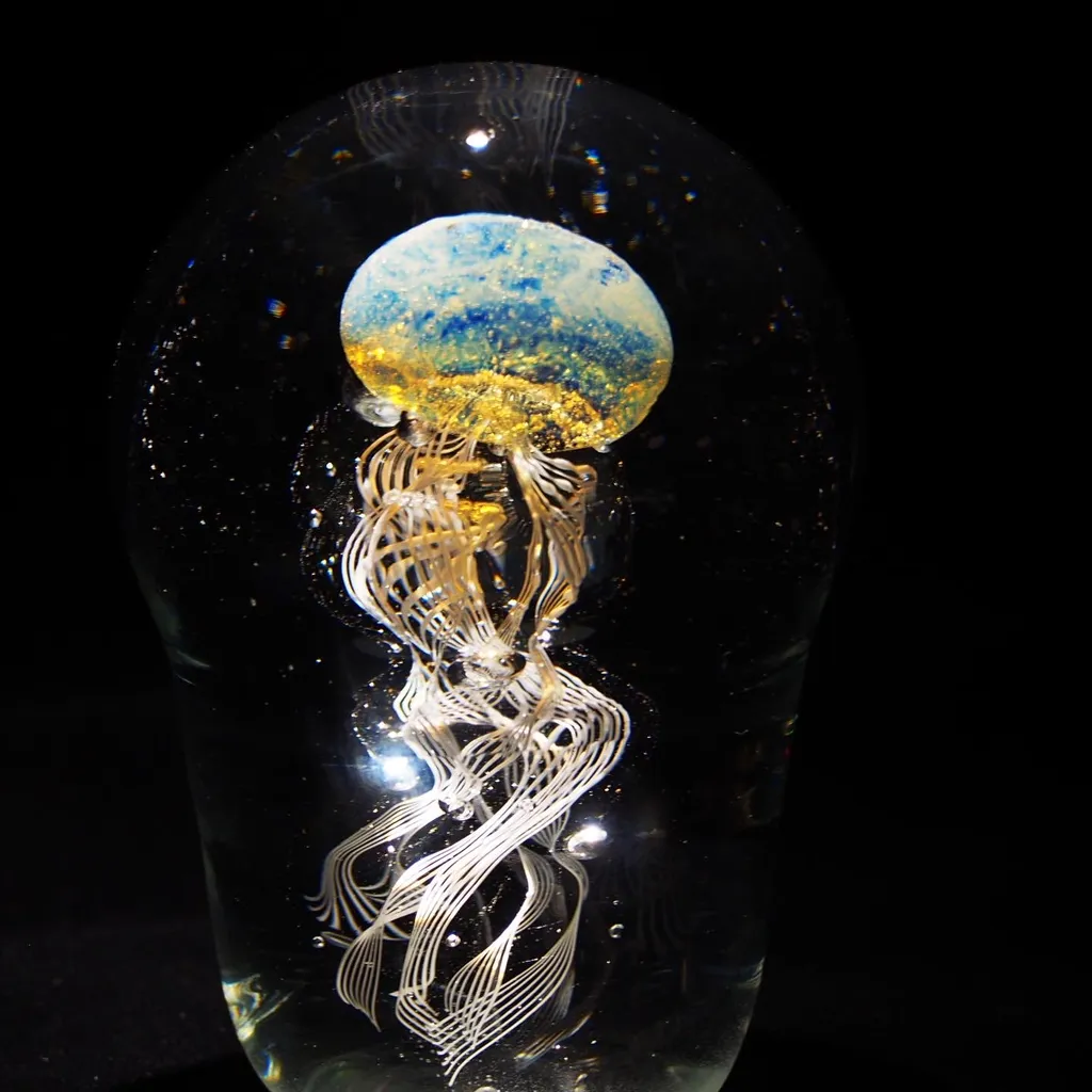 圖4：2023亞洲手創展－KayaGlass-藍色水母